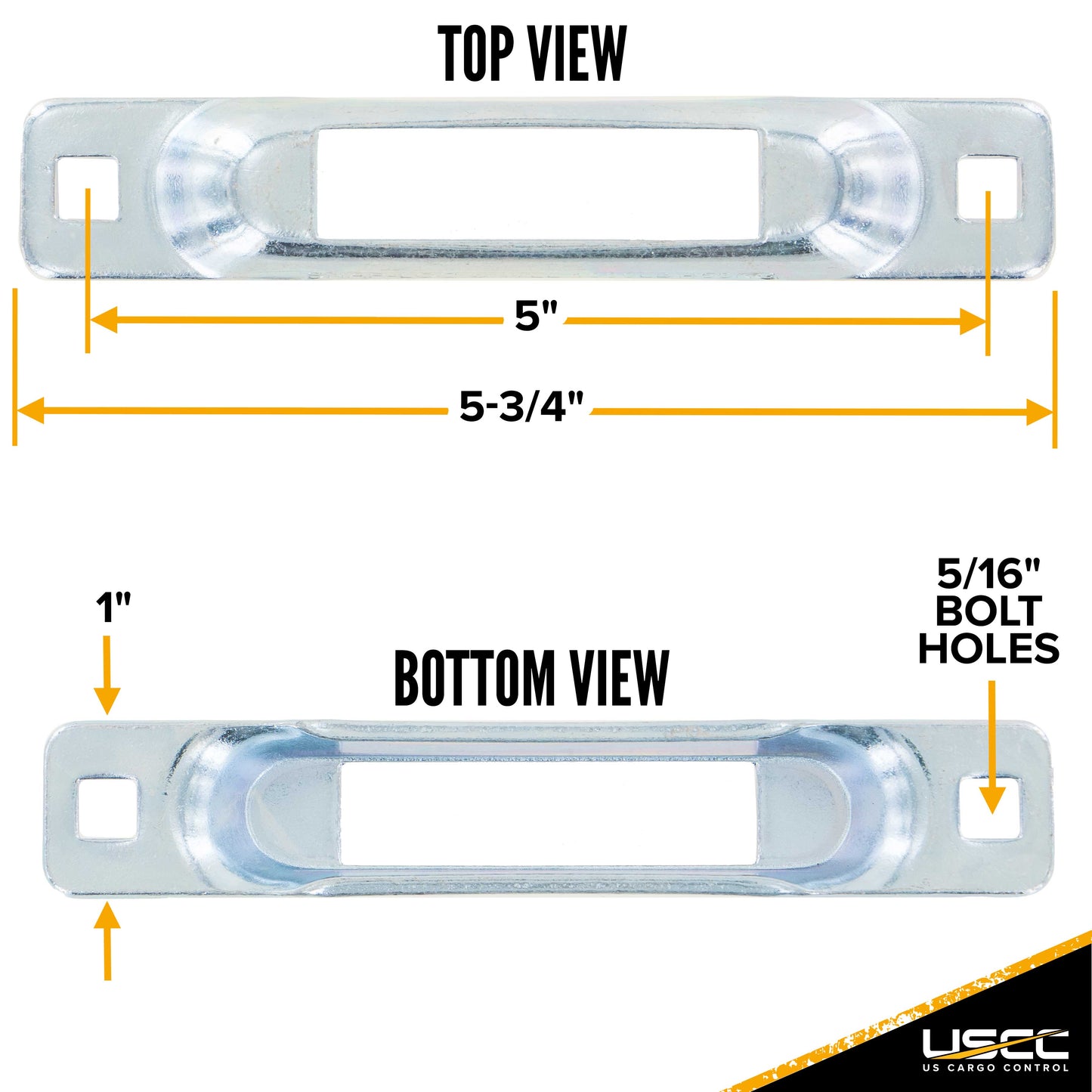 E-Track Single by Snap-Loc | Zinc Plated | 2-Pack Image 3 of 9