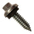 #17 x 1 inch ZXL Tapping Steelbinder Metal Roofing Stitch Screw Galvanized Pkg 250
