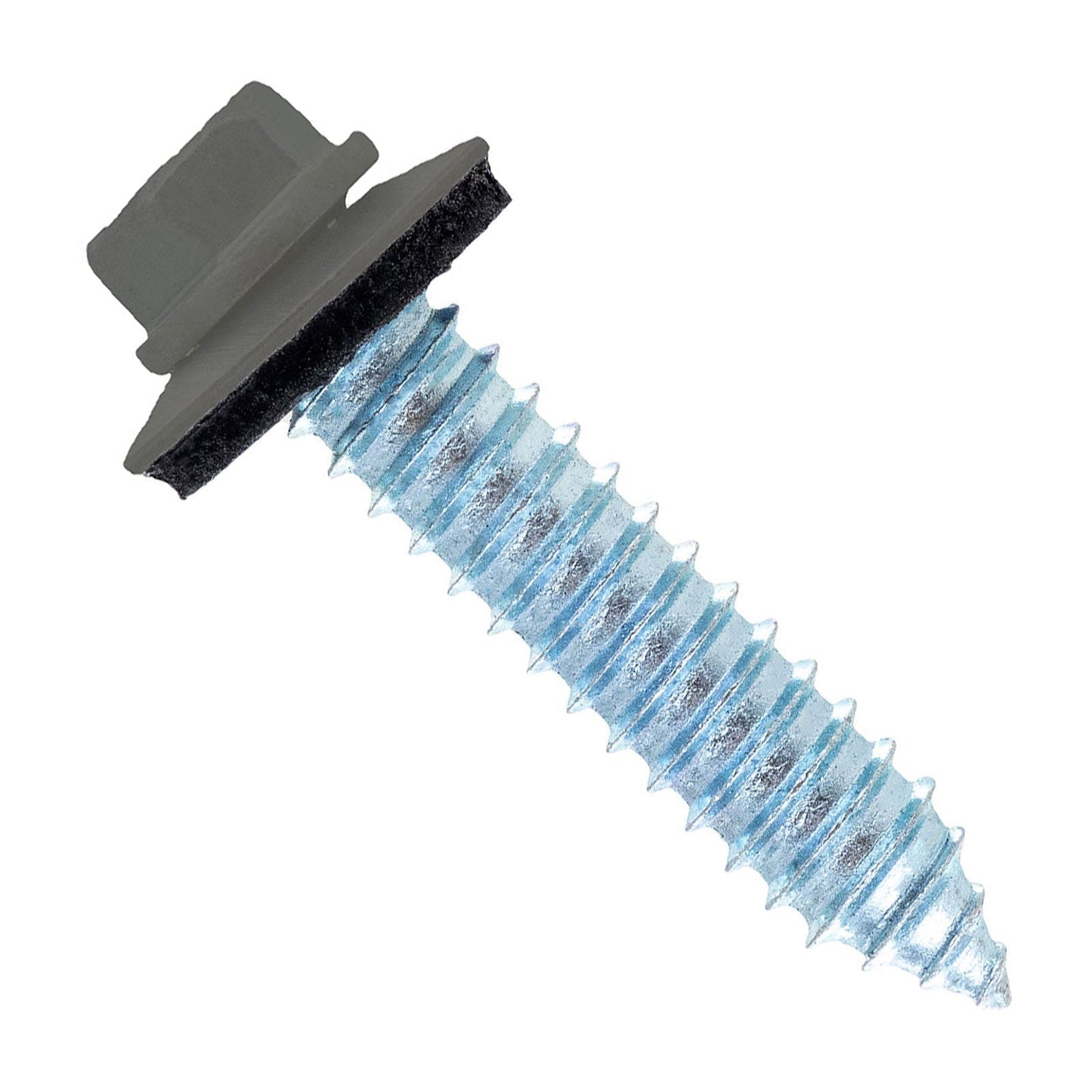 ST Fastening #17 x 1-1/4" Tapping Steelbinder Metal Roofing Screw - Burnished Slate - Pkg 250