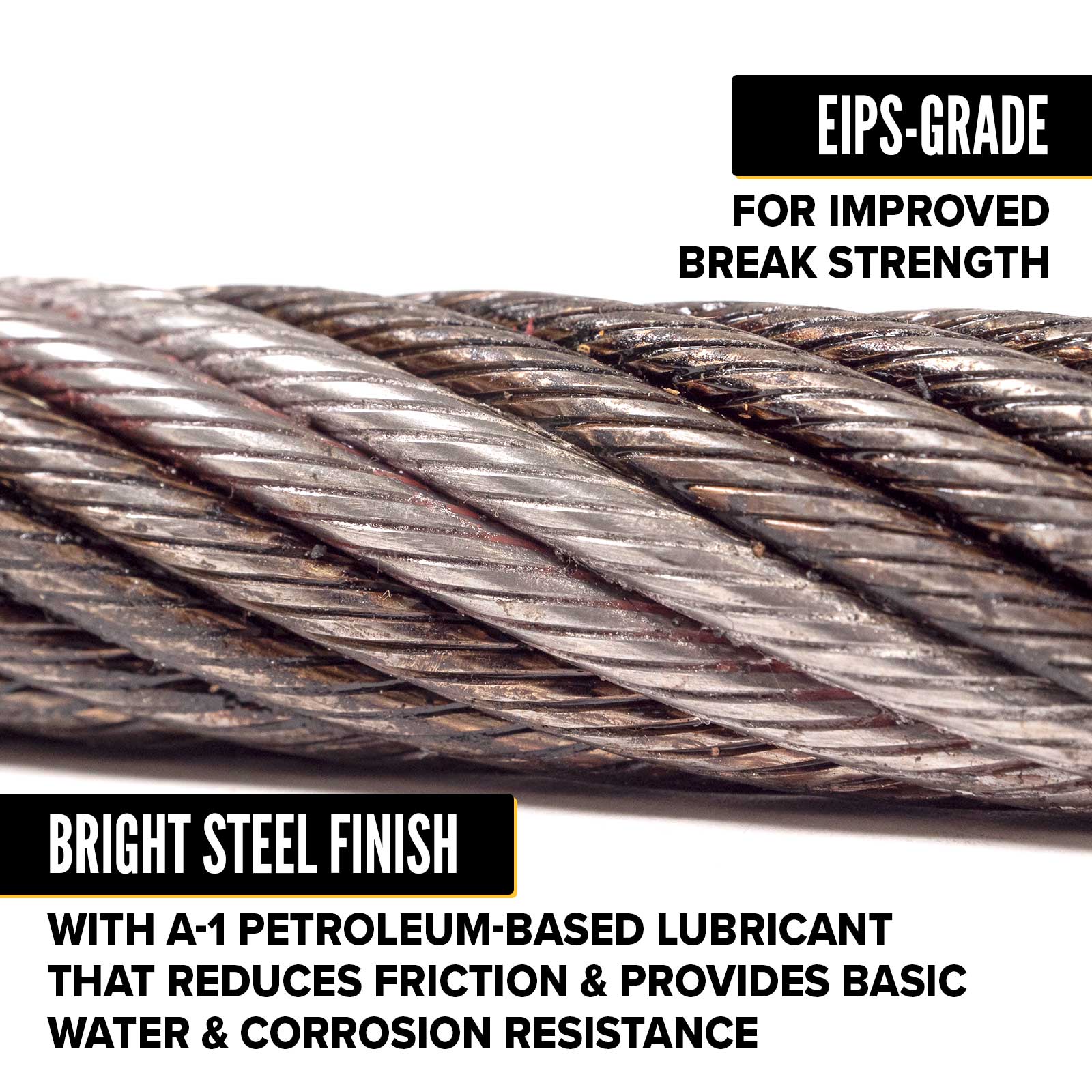 Compacted Wire Rope Surface 9/16