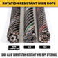 3/8" shop rotation resistant wire rope
