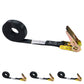 1 inch x 5 foot Black Endless Ratchet Strap image 1 of 9