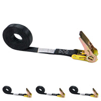 1 inch x 10 foot Black Endless Ratchet Strap image 1 of 9