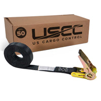 1 inch x 10 foot Black Endless Ratchet Strap image 1 of 9