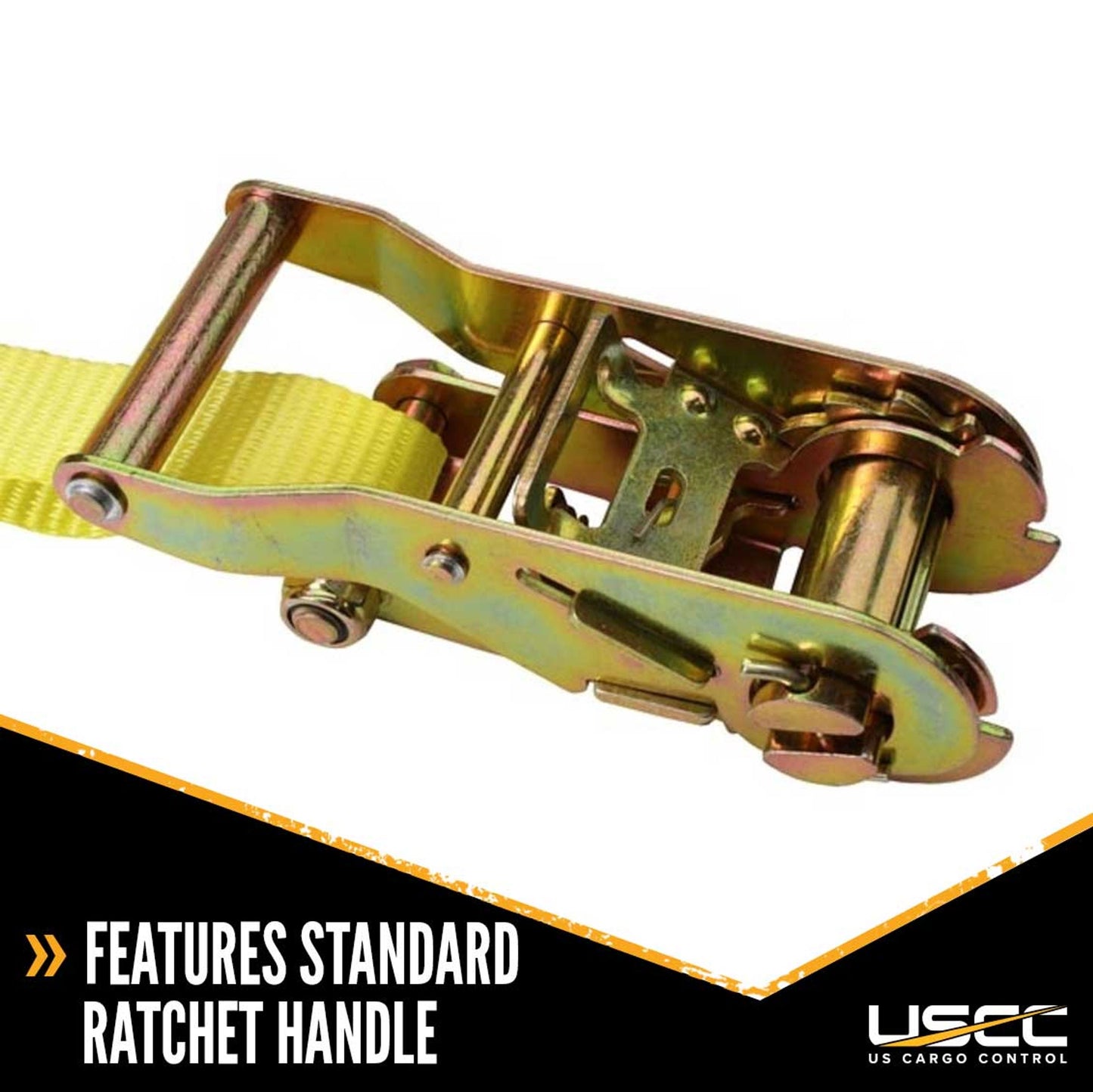 1" x 15' Ratchet Strap w/ S-Hook - 4 pack image 3 of 10