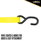 1 inch x 20 foot Ratchet Strap w SHook  image 4 of 10