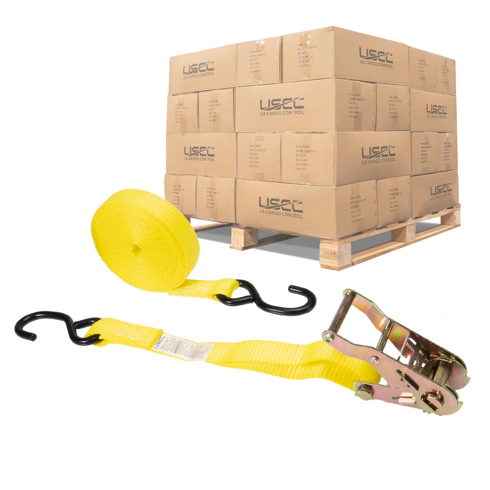 1 inch x 15 foot Ratchet Strap w SHook image 1 of 9