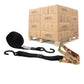 1" x 16' Ratchet Strap w/ Vinyl Coated S-Hook