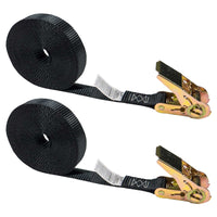 1 inch x 20 foot Black Endless Ratchet Strap image 1 of 9
