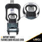 1" x 15' Rubber Coated Ratchet Strap w/ Vinyl Coated Wire Hooks