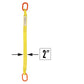 2 inchx8 foot (2 ply) Single Leg Nylon Sling w Master Link Both Ends image 1 of 2