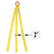 2 inchx3 foot (1 ply) Triple Leg Nylon Sling w Master Link & Sewn Loop image 1 of 2