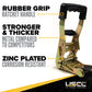 Blackline 2" x 30' Heavy-Duty Ratchet Strap with Flat Hooks | 320-Pack (Pallet)