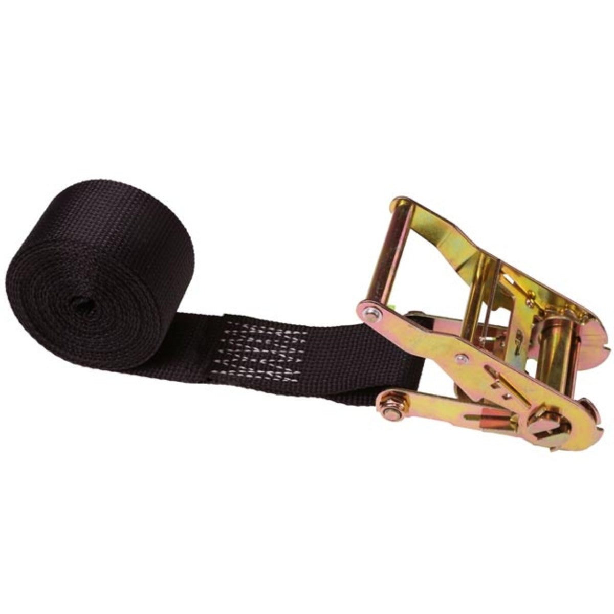2 in x 16 ft Rocker Winder Ratchet Tie-Down Strap with E-Track Fitting - 4,500 lbs BS, Gray - Mytee Products 2 in x 16 ft Rocker Winder Ratchet Tie-Down Strap with E-Track Fitting - 4,500 lbs BS, Gray - Mytee Products