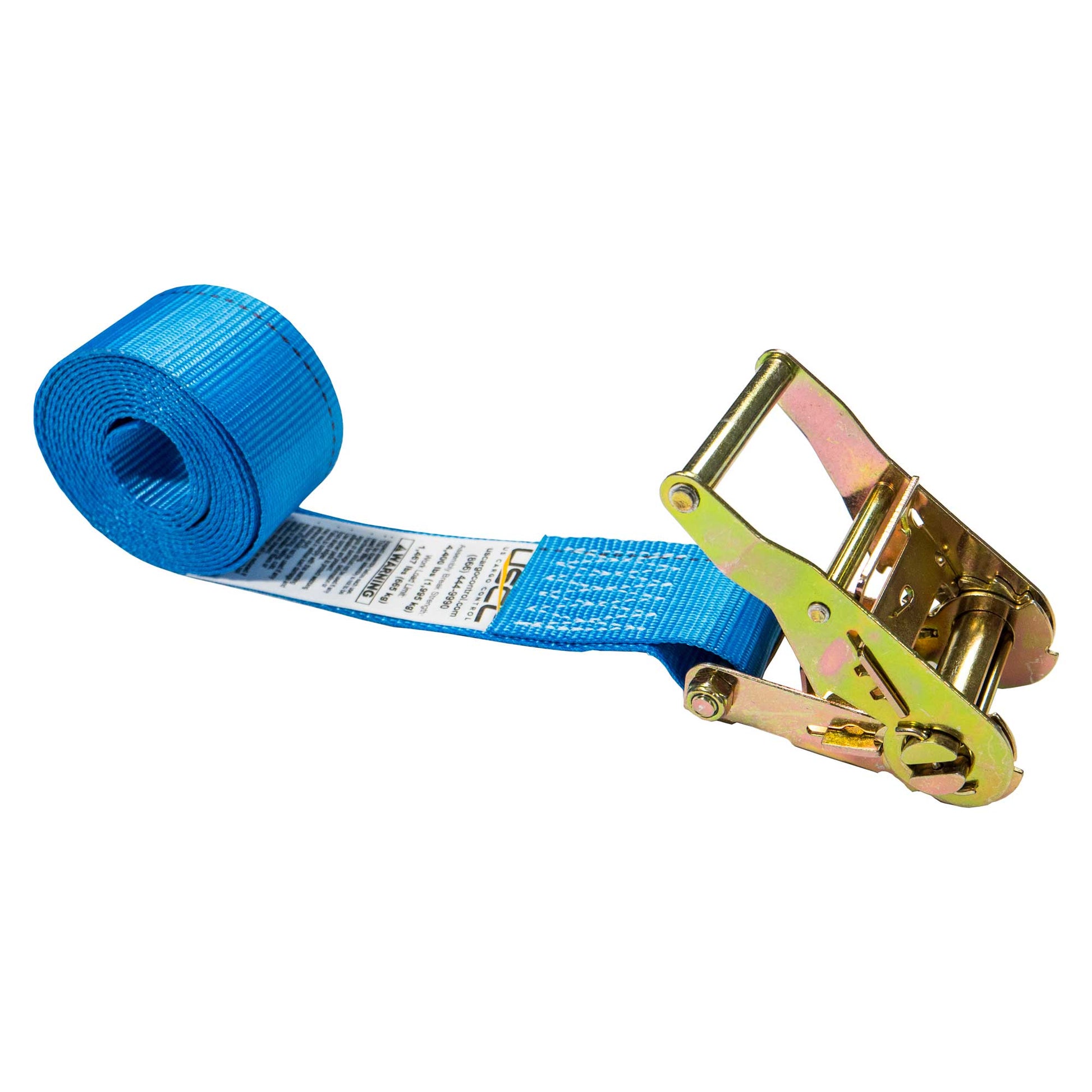 15' endless ratchet strap -  2" blue endless ratchet strap