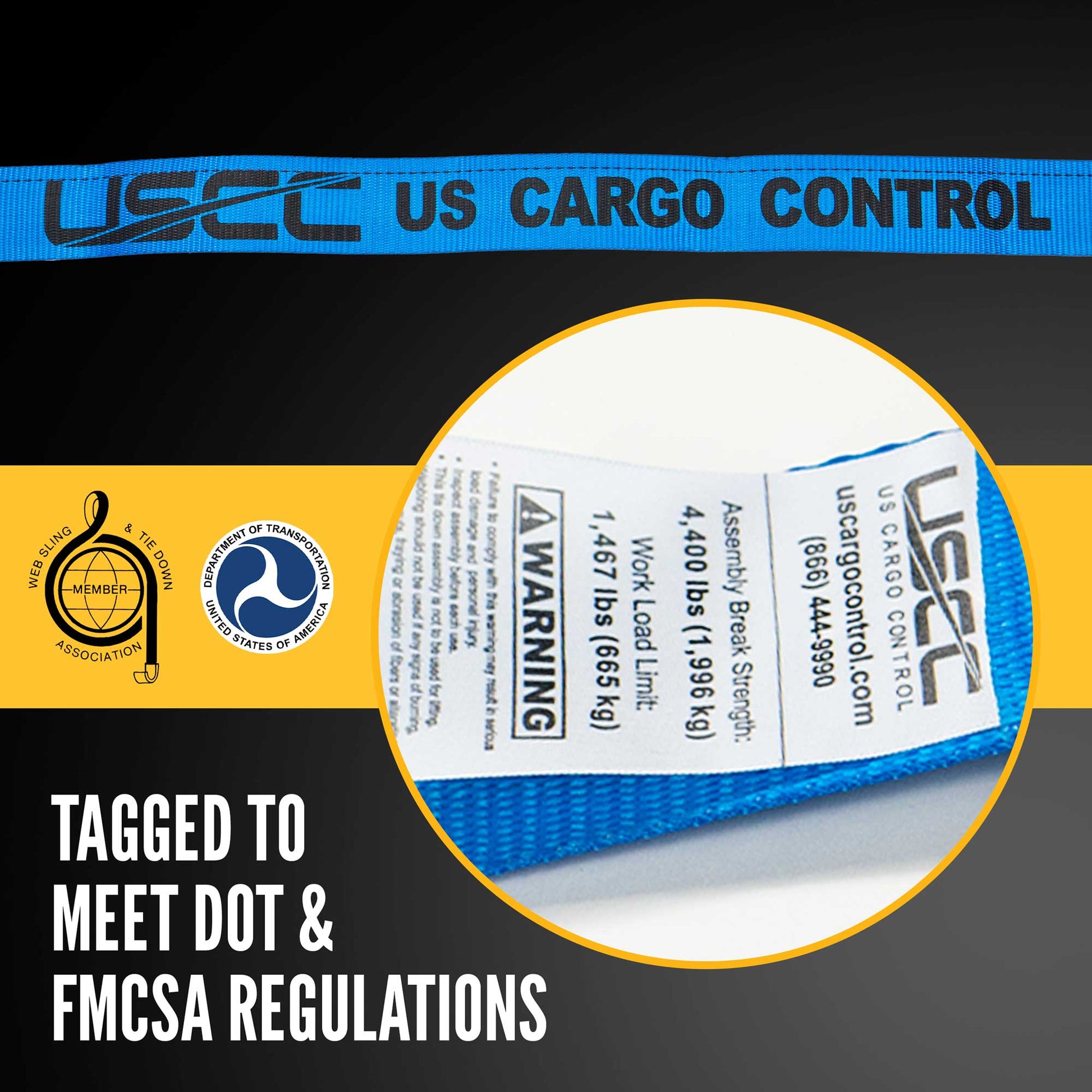 15' endless ratchet strap -  WSTDA approved 2" endless ratchet strap 