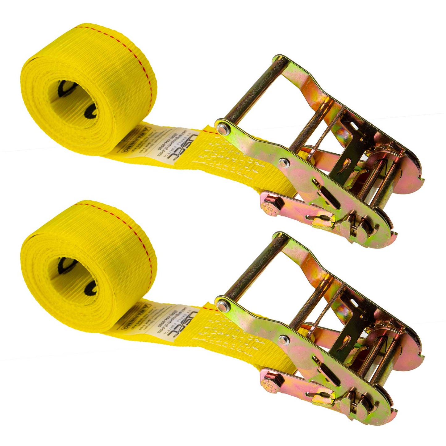 10' endless ratchet strap -  2" yellow endless ratchet strap