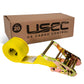 10' endless ratchet strap -  2" yellow endless ratchet strap