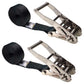 20' endless ratchet strap -  2" black heavy duty endless ratchet strap