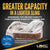 greater capacity than standard slings