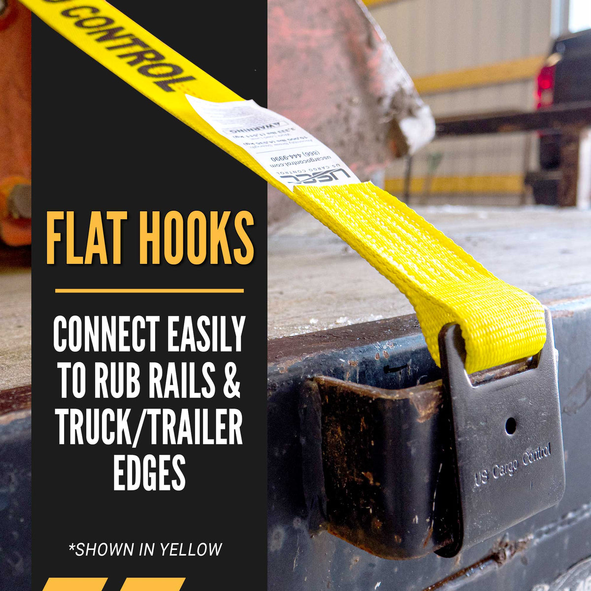 Mega Cargo Control USA 4 Pack Heavy Duty 2" X 50' Ratchet Strap Flat Hook Flatbed Truck Farm Tie Down Mega Cargo Control USA 4 Pack Heavy Duty 2" X 50' Ratchet Strap Flat Hook Flatbed Truck Farm Tie Down