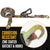12' ratchet strap -  zinc coated hardware resists corrosion