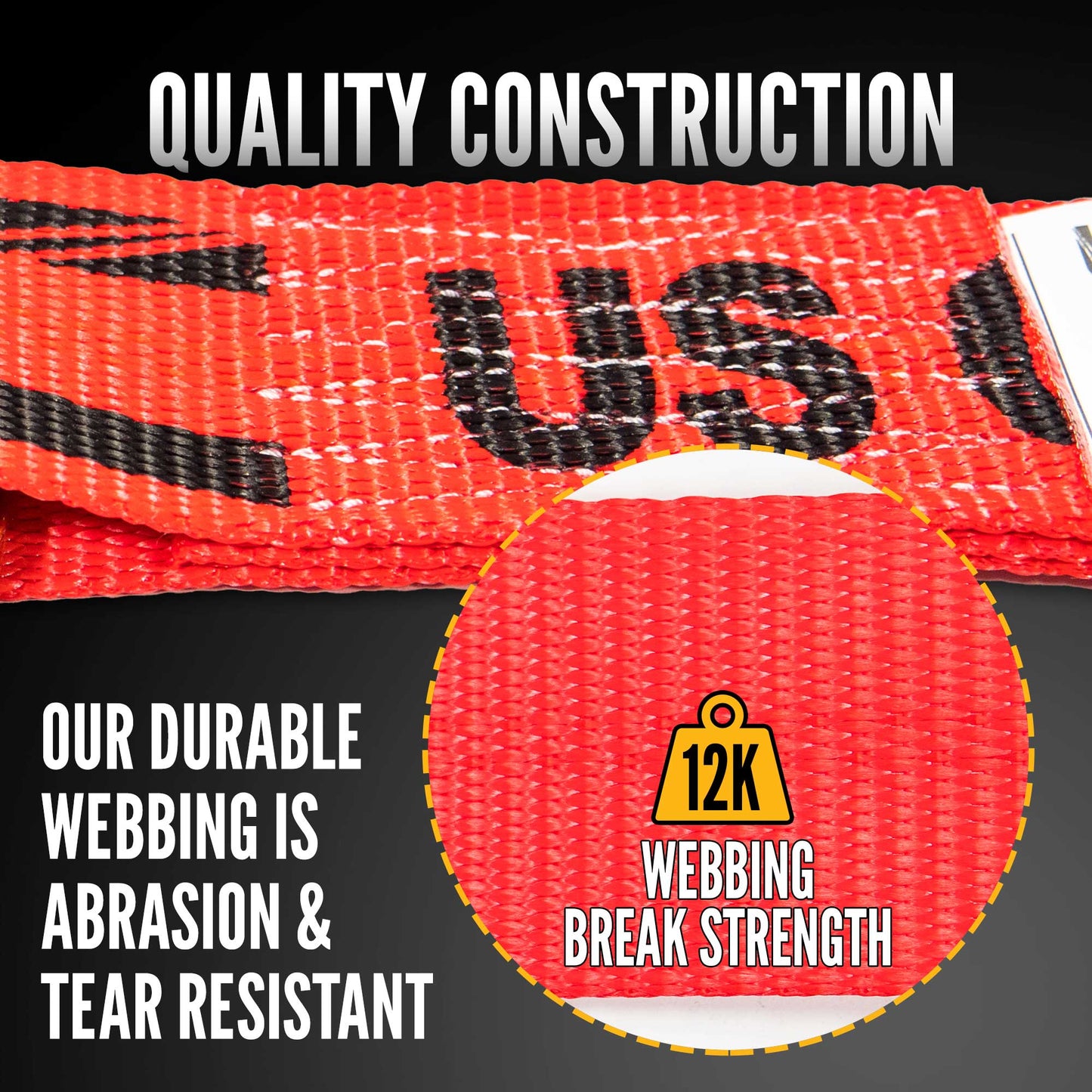 8' ratchet strap -  2" ratchet strap high quality webbing