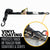 8' ratchet strap -  vinyl coated s hooks protects truck from scratches