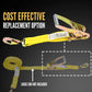 11" replacement for ratchet strap -  twisted snap hook ratchet strap replacement piece