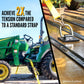 2" x 12' Gear-Driving Reverse-Action Ratchet Strap with Wire Hooks | Green