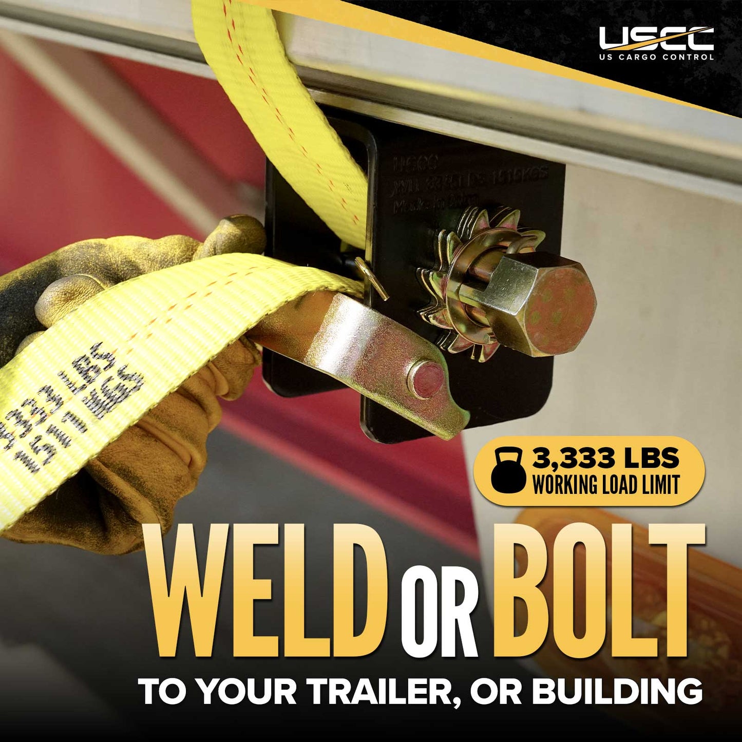 2" Right-Handed Lashing Truck Tie Down Winch