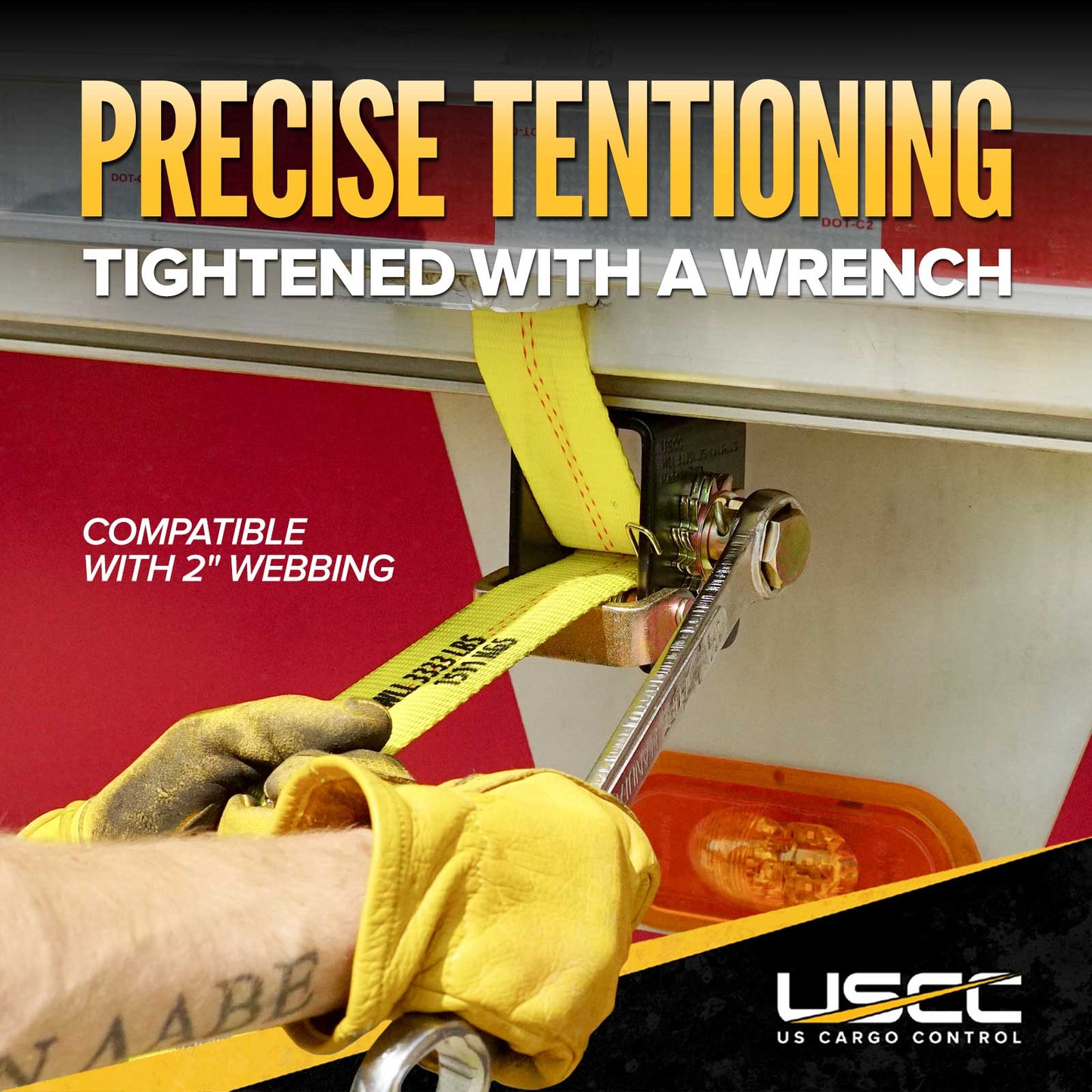 2" Right-Handed Lashing Truck Tie Down Winch