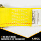 2" x 12' Yellow E-Track Ratchet Strap w/ Spring E-Fittings | 1' Fixed End            image 7 of 9