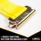 2" x 12' Yellow E-Track Ratchet Strap w/ Spring E-Fittings | 2' Fixed End             image 3 of 9