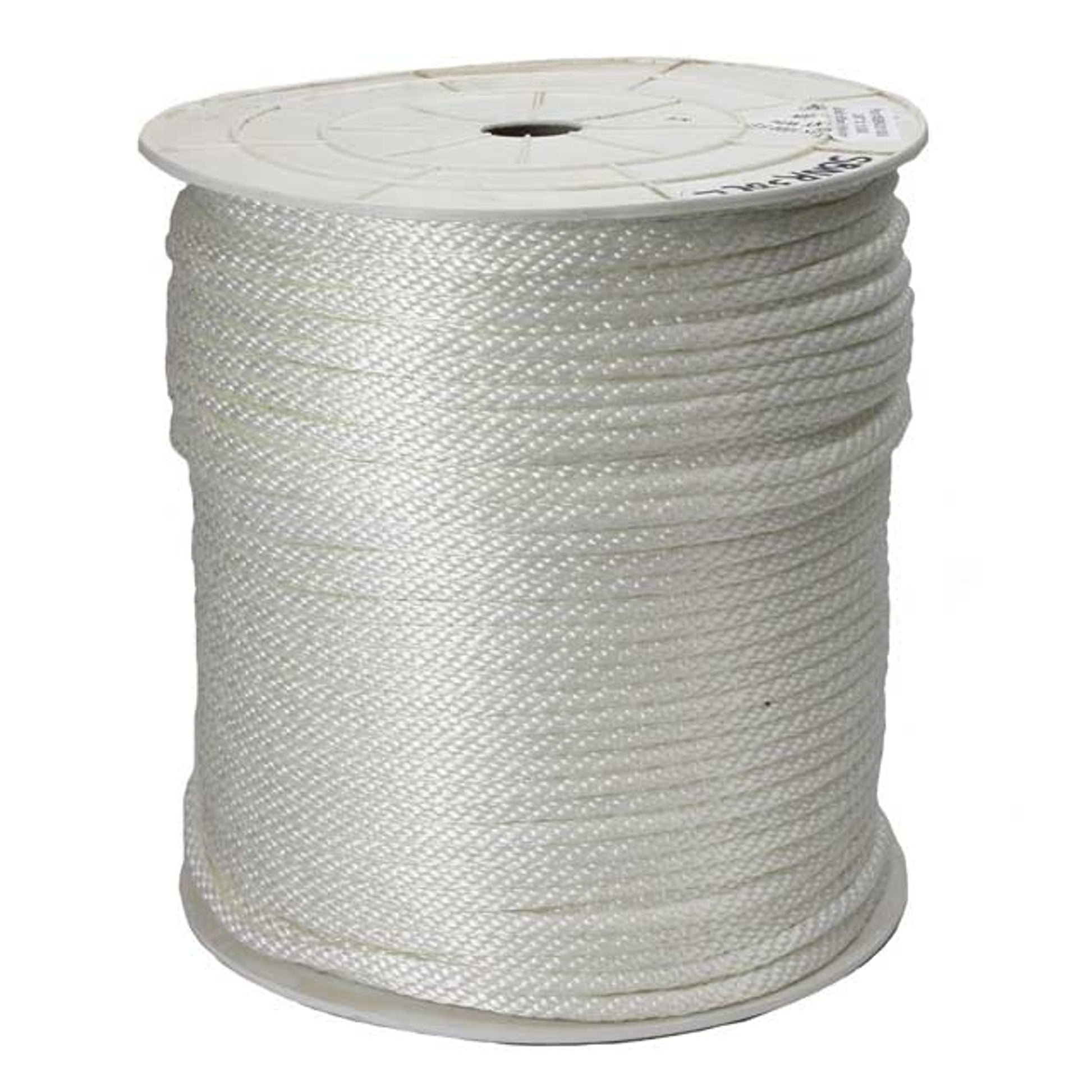Nylon Rope 1/8 inch(3mm) Solid Braid,High Strength,UV Resistant,for Commercial, Anchors, Crafts, Blocks, Pulleys, Towing, Cargo, Tie-Downs,Wheel 