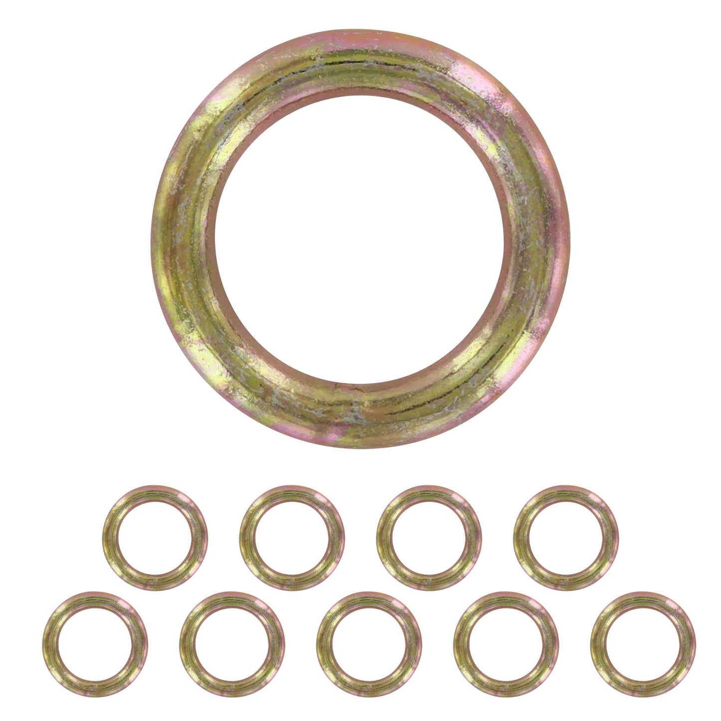 2" Heavy Duty Round Ring - 10,000 lbs. BS - 10 Pack