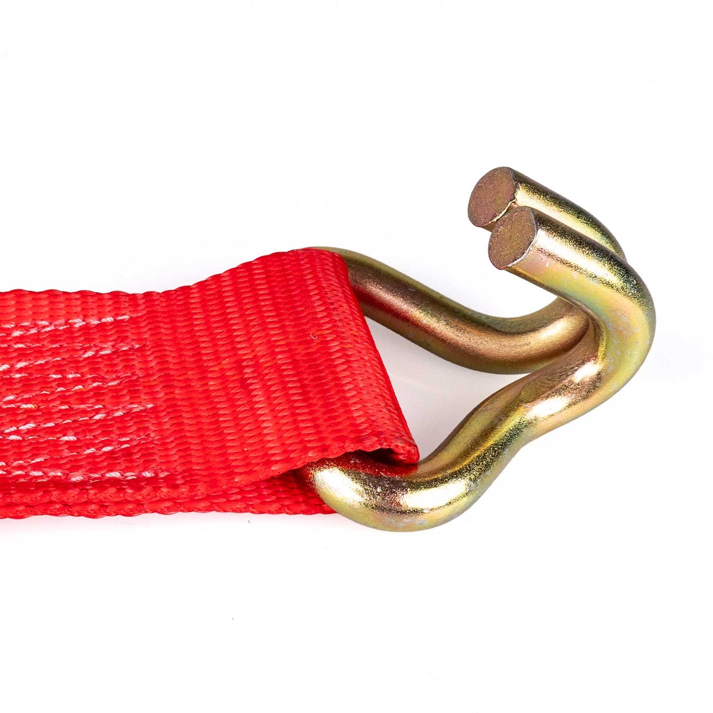 2" x 2' Red Axle Strap w/ 2" Short Zinc Wire Hook
