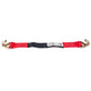 2" x 2' Red Axle Strap w/ 2" Short Zinc Wire Hook