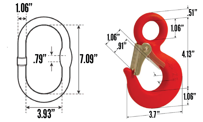 Crosby® S-13326 6mm Shur-Loc Swivel hook - 1004404