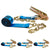 3-x-40-blue-ratchet-strap-w-chain-extensions Image 1
