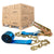 3-x-40-blue-ratchet-strap-w-chain-extensions Image 1