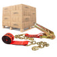3-x-20-red-ratchet-strap-w-chain-extensions Image 1