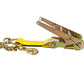 3" x 11" Fixed End with Ratchet / Chain Extension | Yellow