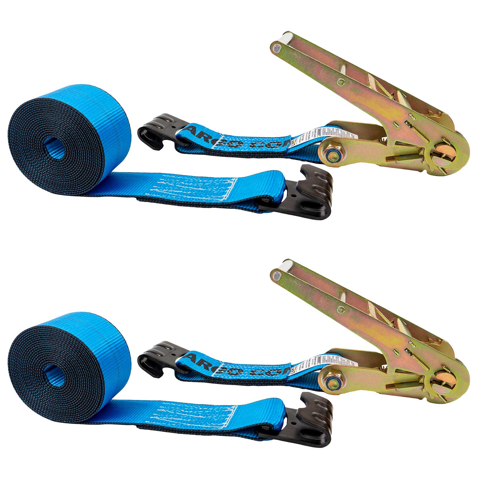 3-x-20-blue-ratchet-strap-w-flat-hooks Image 1