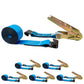3-x-20-blue-ratchet-strap-w-flat-hooks Image 1