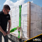 3" x 20' Ratchet Strap with Wire Hooks | Green
