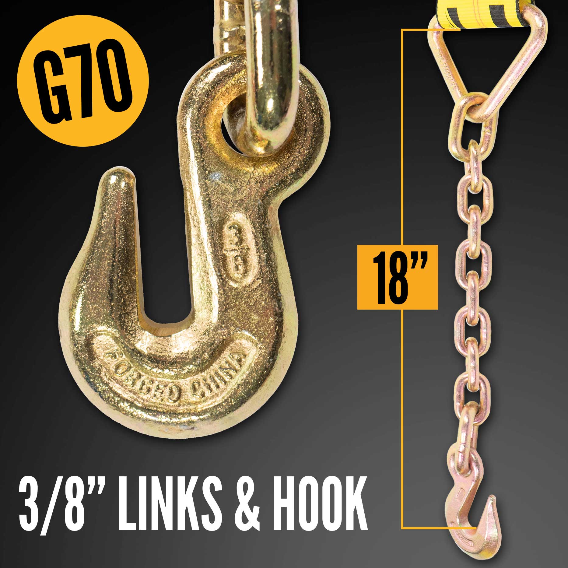 3-inch-winch-strap-chain-extension-yellow image 3