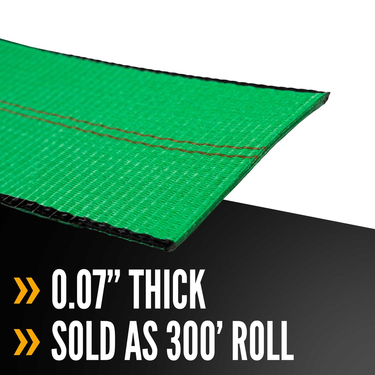 3" x 300' 18K Polyester Cargo Webbing - Green