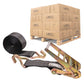 30' BlackLine 4" heavy-duty heavy duty blackline ratchet strap with wire hook
