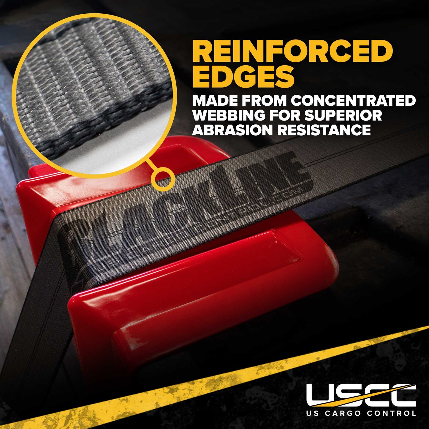 BlackLine 4" x 30' Winch Strap with 20,000 lb Flat Hook | 4-Pack